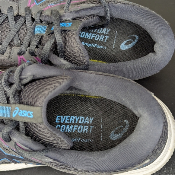 ASICS Women's Gel-Contend 7 Running Shoes Graphite Gray Digital Aqua Size 8.5 - Picture 8 of 9